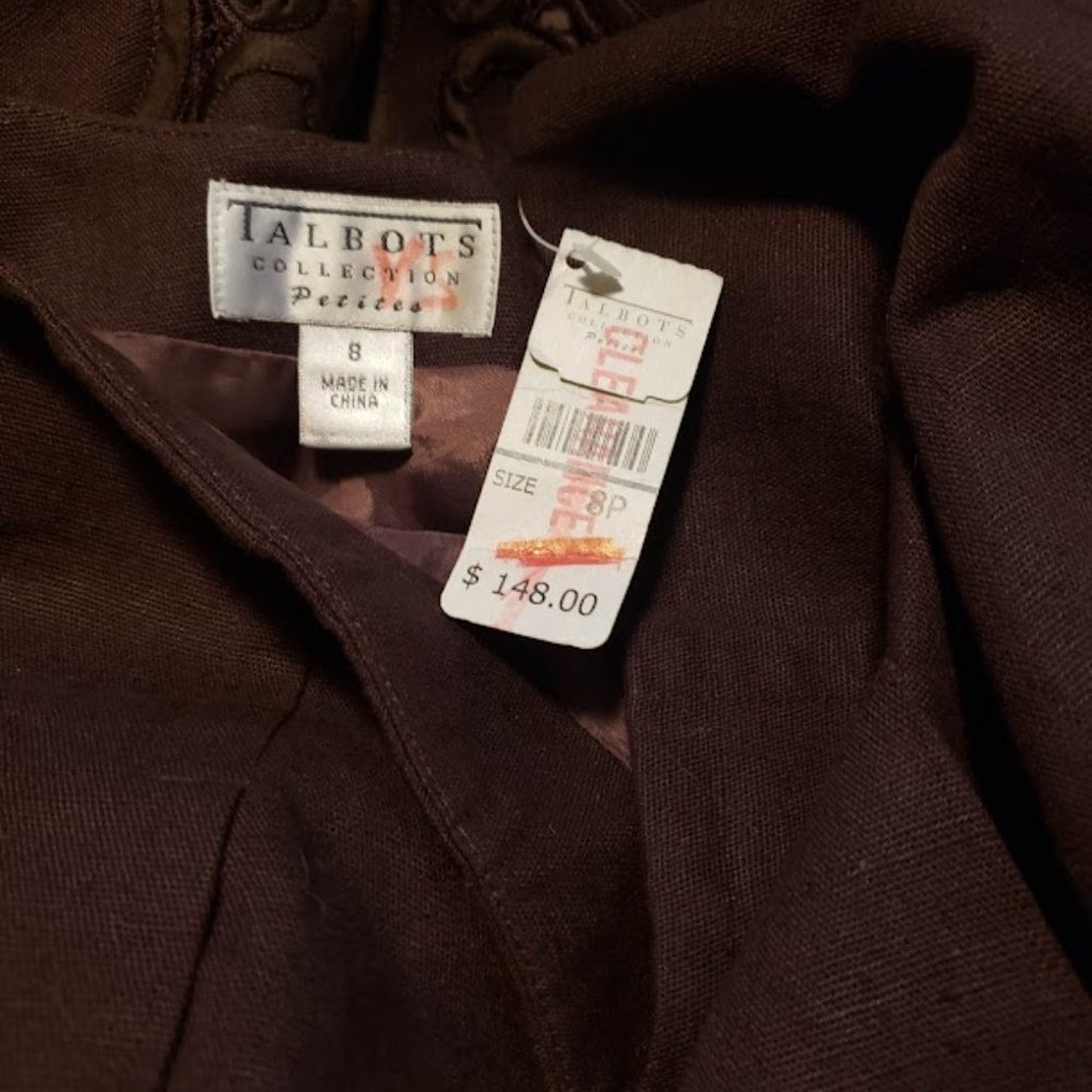 NWT Talbots sz 8P Petite skirt with cut out bottom - Picture 3 of 3